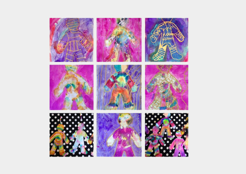 Blotting Paper People Educational Art Supplies