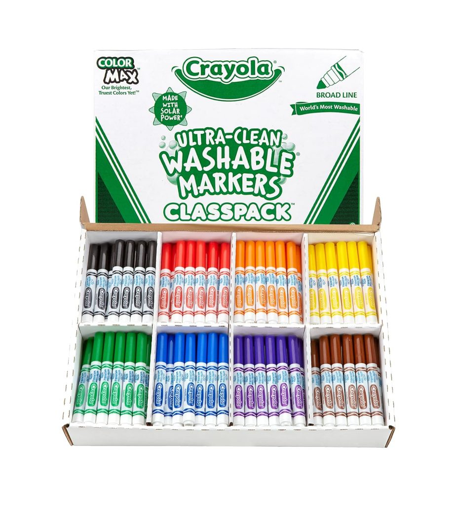 Crayola Classic Class Pack 200 Markers Educational Art Supplies
