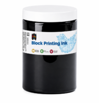 blockprintingink500mlblk