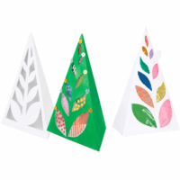 cardboard 3d trees