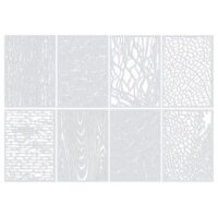 stencil sheets8pk