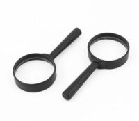 magnifying glassblack
