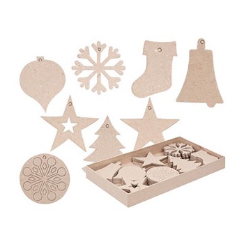 Paper Mache Christmas 80pack