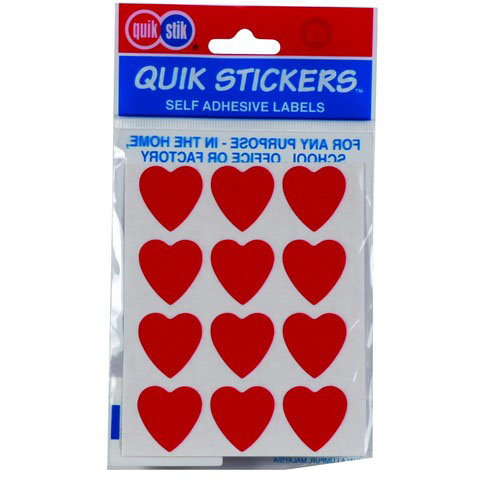 Quik Stick Hearts