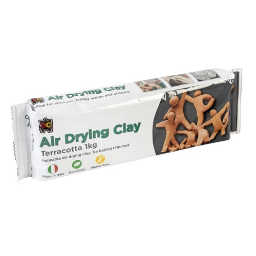 Air Dry Clay 1kg Terracotta (EC)