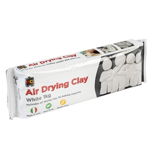 Air Dry Clay 1kg White (EC)