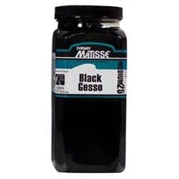 Matisse Black Gesso 500ml MM25