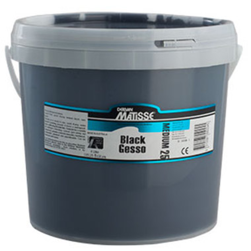 Matisse Black Gesso 4Litre MM25