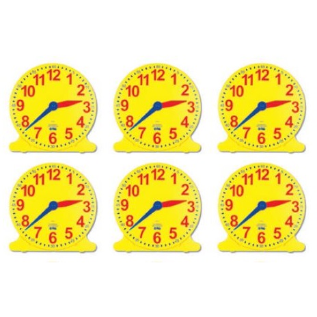 Teach Me - Student Clock set of 6
