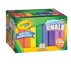 Crayola Sidewalk Chalk 48 Pack