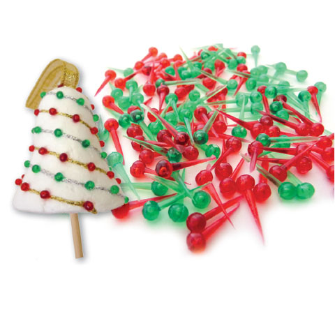 Christmas Plastic Pins 1000 pack