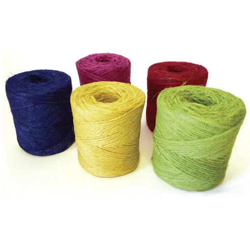 Coloured Jute Twine 5 pack