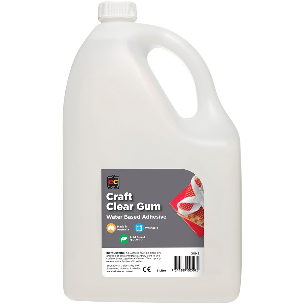 Clear Gum Glue EC 5 Litre