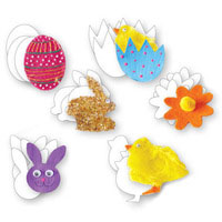 Easter Cardboard Cutouts 48pack