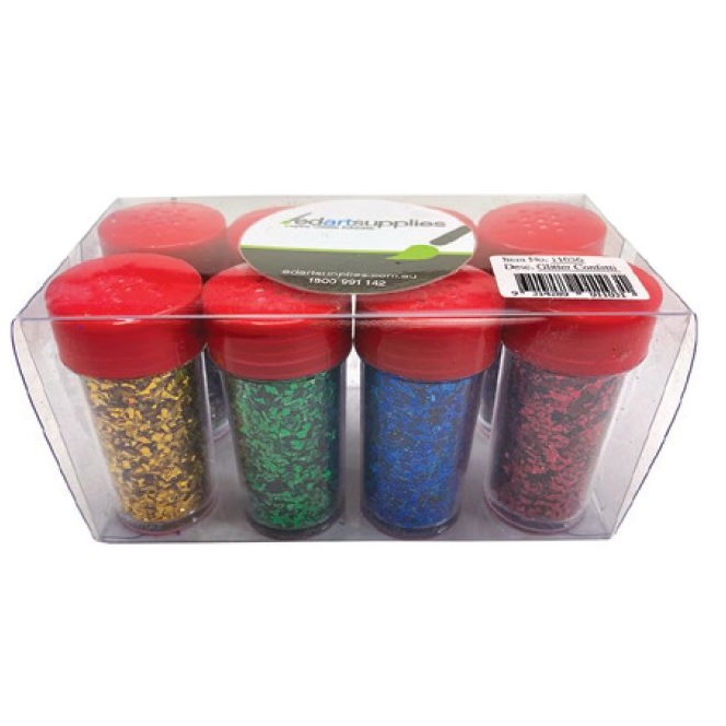 Glitter Shakers with Glitter - 8 pack