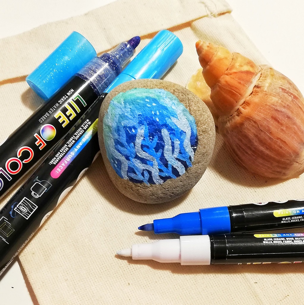 Paint Pens Glitter Colour Medium Tip 12pack