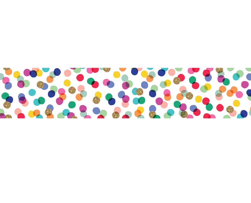 Confetti - Large Borders (Pack of 12)