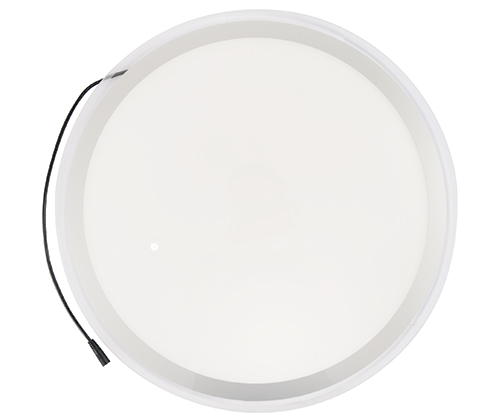 Round Light Panel LED Silver