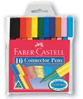 Faber Castell Connector Pens 10pack