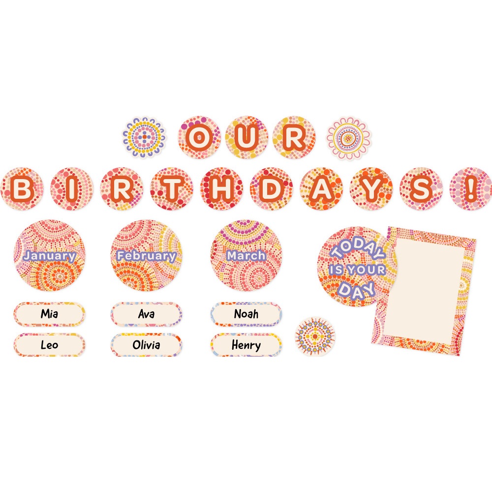 Rainbow Dreaming - Birthday Mini Bulletin Board Set