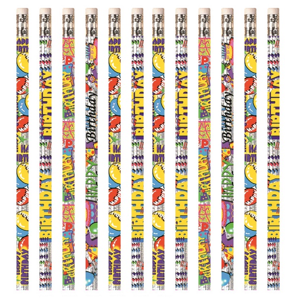 Birthday Glitz Pencils