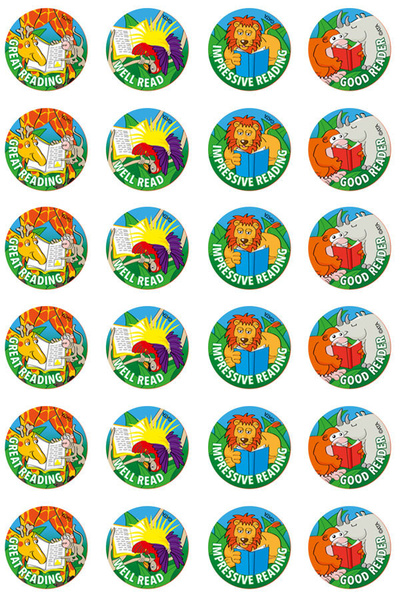 I'm A Good Reader Stickers 96pack (MS009)