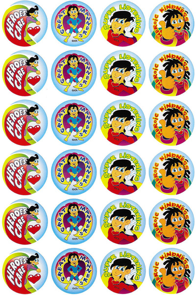 Super Manners Stickers 96 pack (MS025)