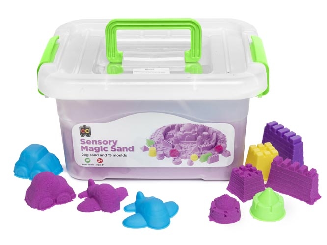 Sensory Magic Sand with Moulds 2kg Tub