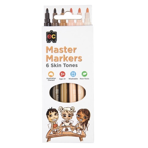 Master Skin Tone Markers Pack of 6