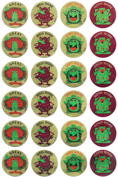 Monsters Metallic Sticker 96 pack (MT304)