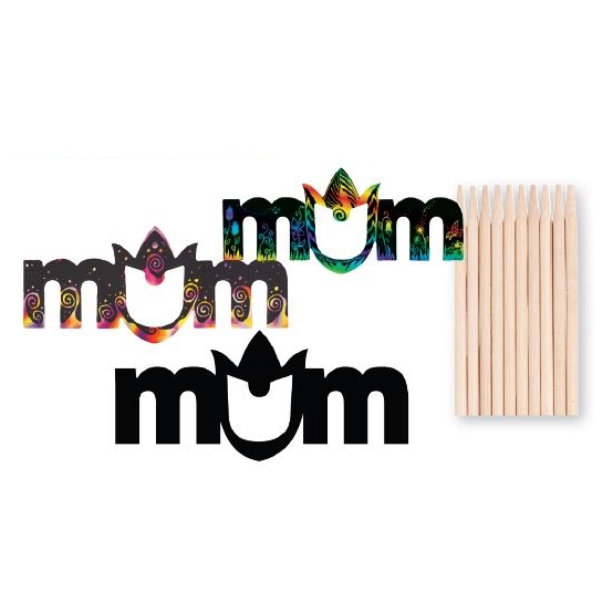 Scratch Mum Magnet 10pack