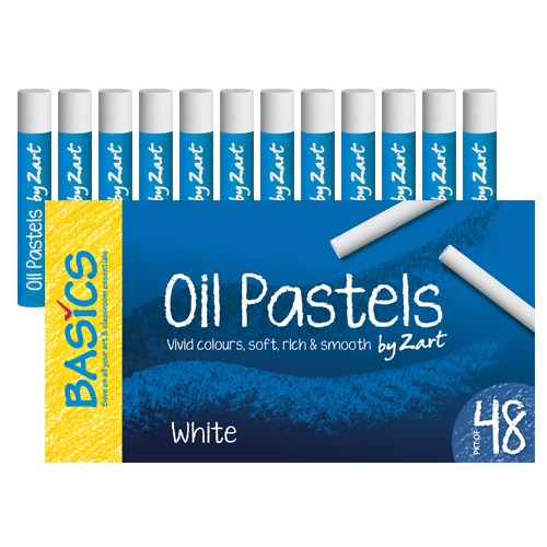 White Oil Pastels  Art and Craft Materials