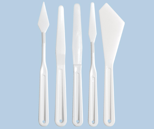 Plastic Palette Knives Assorted Set of 5