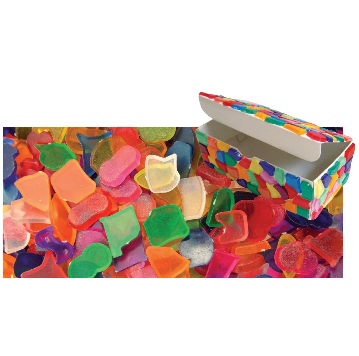 Mosaic Plastic Tiles 1kg