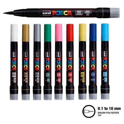 Posca Paint Brush Markers