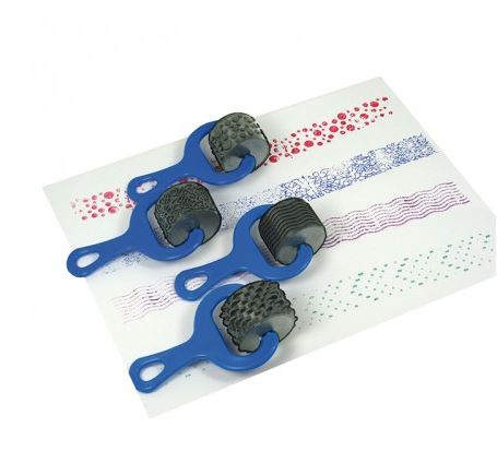 Rubber Pattern Rollers 4pack