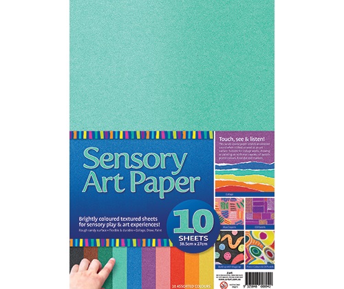 Sensory Art Paper Asst 10 pack