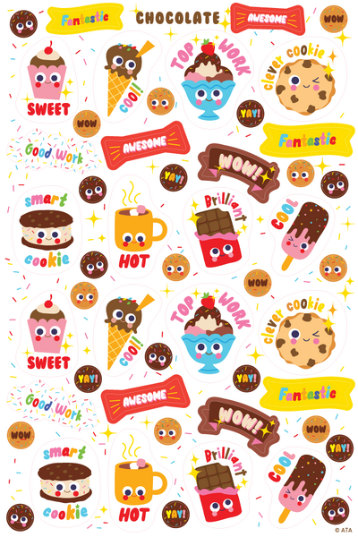 Scratch n' Sniff Stickers Chocolate
