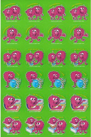 Scratch 'n Sniff Stickers Good Behaviour Scented 72 pack (SS1023)