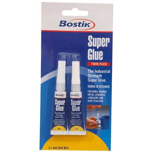 Super Glue 2 x 3ml tubes