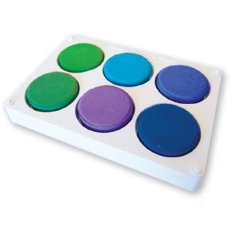 Paint Block Set Cool Colours with Palette