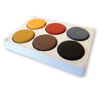 Paint Block Set Earth Colours with Palette