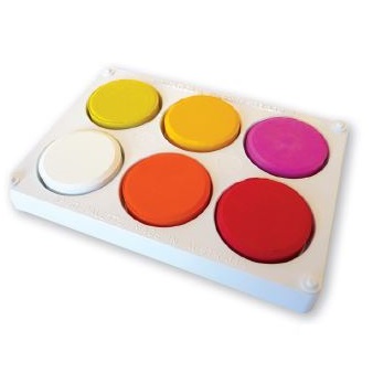 Paint Block Set Warm Colours with Palette
