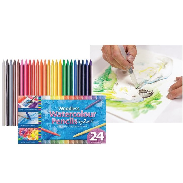 Woodless Watercolour Pencils 24's