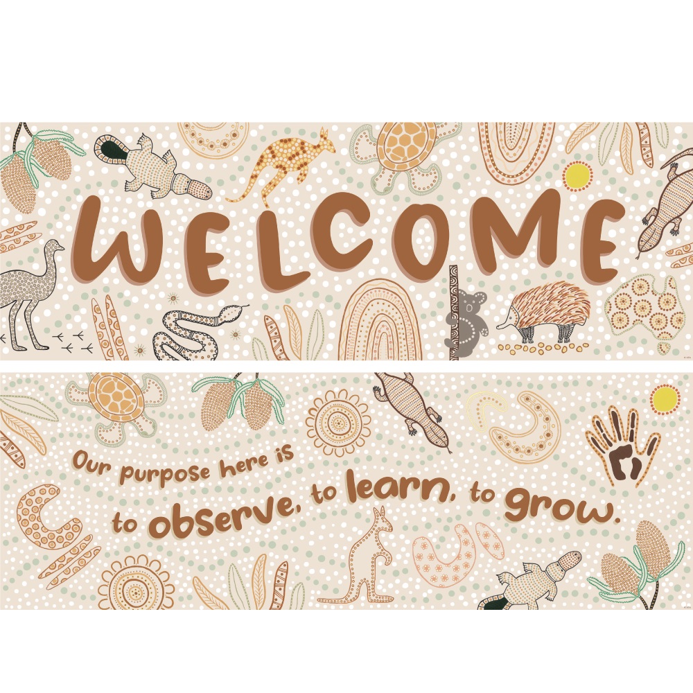 Large Welcome Banner Set - Country Connections