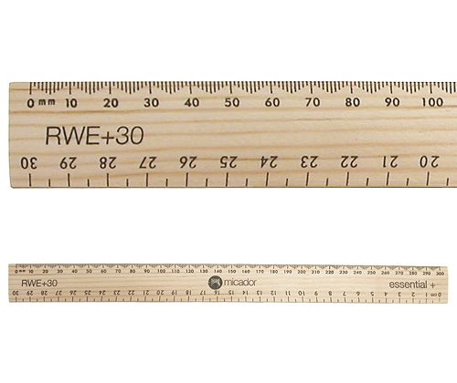 Rulers Wooden 30cm