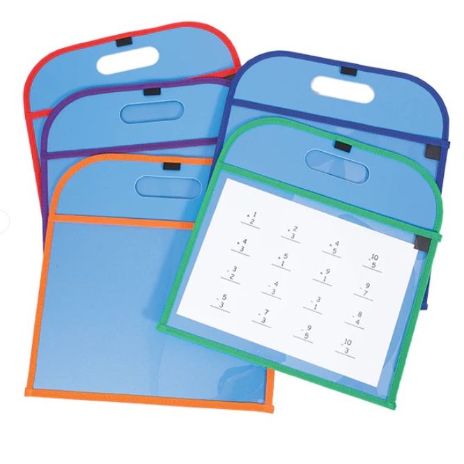 Write N Wipe Pocket Board - PACK OF 5