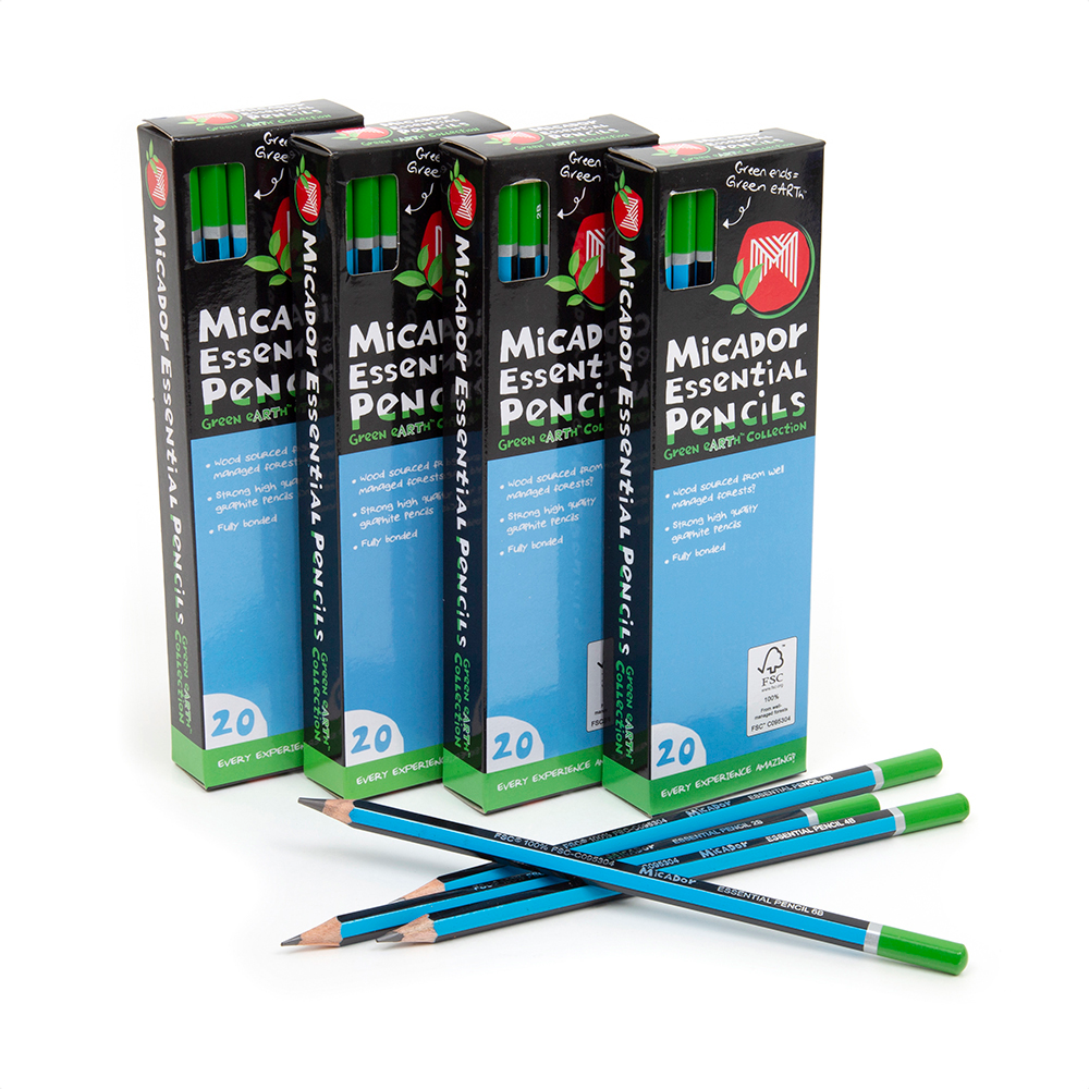 Micador Essential Pencils 2B box of 20