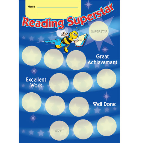 Reading Superstar Achievement Card