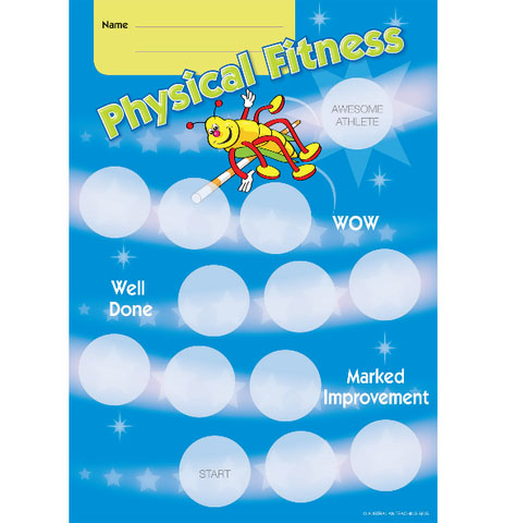Physical Education Award Achievement Card
